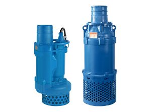 鶴見 – KRS 重型大水量 沉水式 排水泵 (可配耐海水設備)